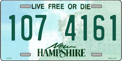 NH license plate 1074161