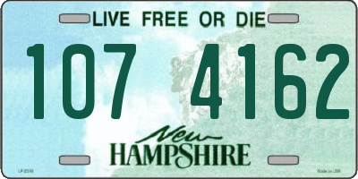 NH license plate 1074162