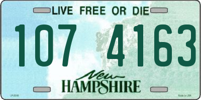 NH license plate 1074163