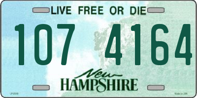NH license plate 1074164