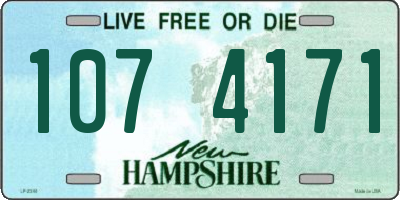 NH license plate 1074171