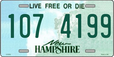 NH license plate 1074199