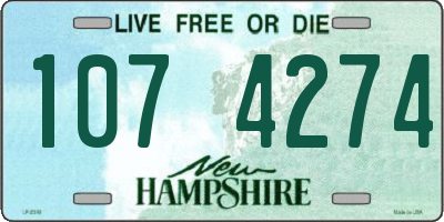 NH license plate 1074274