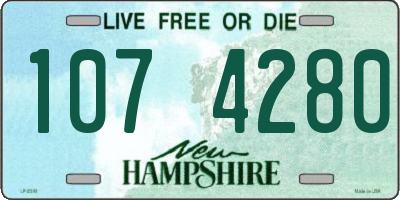 NH license plate 1074280