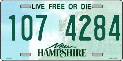 NH license plate 1074284