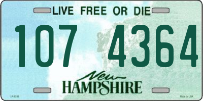 NH license plate 1074364