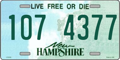 NH license plate 1074377