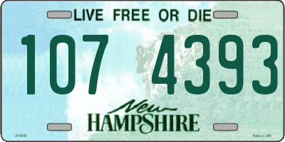 NH license plate 1074393