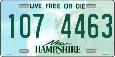 NH license plate 1074463
