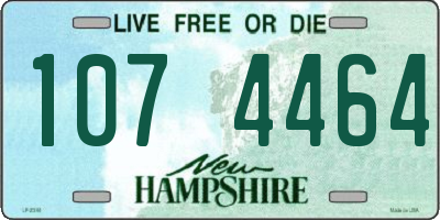 NH license plate 1074464