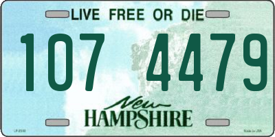 NH license plate 1074479