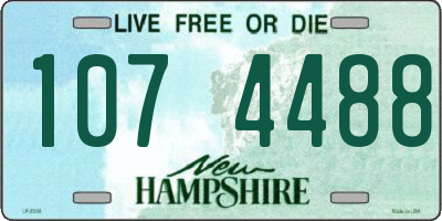 NH license plate 1074488