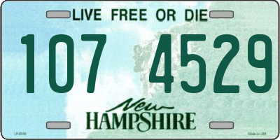 NH license plate 1074529
