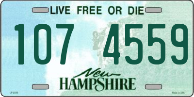 NH license plate 1074559
