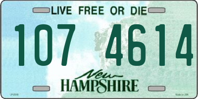 NH license plate 1074614