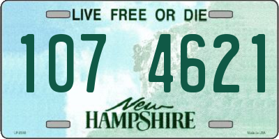 NH license plate 1074621