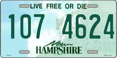 NH license plate 1074624