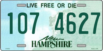 NH license plate 1074627