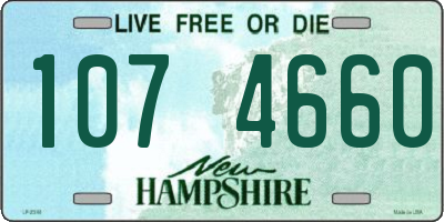 NH license plate 1074660