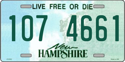 NH license plate 1074661