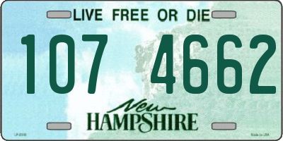 NH license plate 1074662