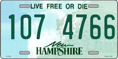 NH license plate 1074766