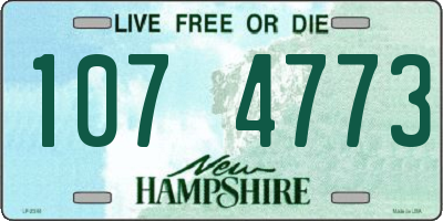 NH license plate 1074773