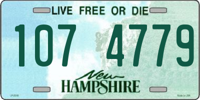 NH license plate 1074779