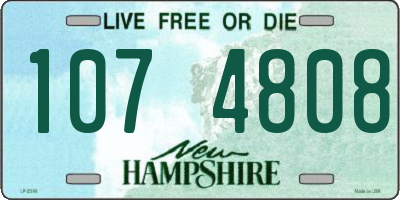 NH license plate 1074808