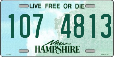 NH license plate 1074813