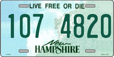 NH license plate 1074820