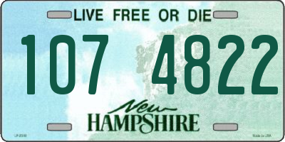 NH license plate 1074822