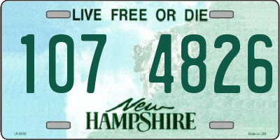 NH license plate 1074826