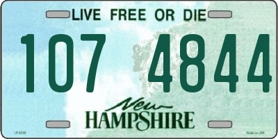 NH license plate 1074844
