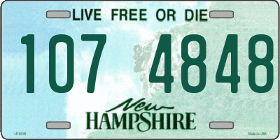 NH license plate 1074848