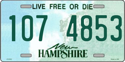 NH license plate 1074853