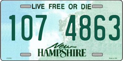 NH license plate 1074863