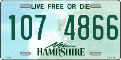 NH license plate 1074866
