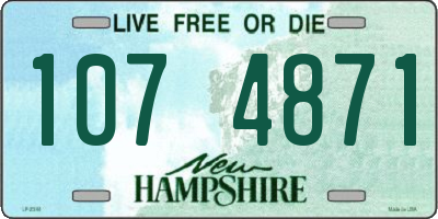 NH license plate 1074871