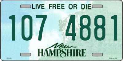 NH license plate 1074881