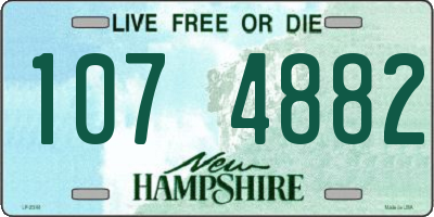 NH license plate 1074882