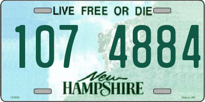 NH license plate 1074884