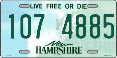 NH license plate 1074885
