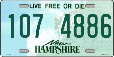 NH license plate 1074886