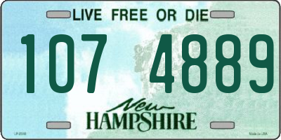 NH license plate 1074889