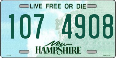 NH license plate 1074908