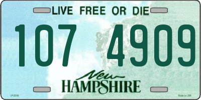 NH license plate 1074909