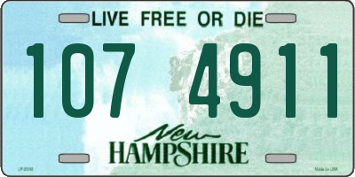 NH license plate 1074911