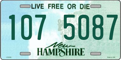 NH license plate 1075087