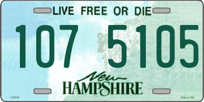 NH license plate 1075105
